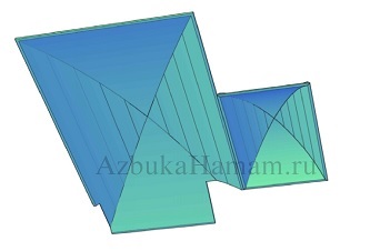 3D модель купола в хамам - вариант 1