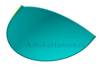 3D модель купола в хамам - вариант 16