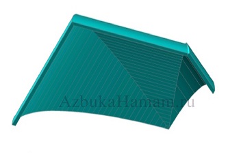 3D модель купола в хамам - вариант 19